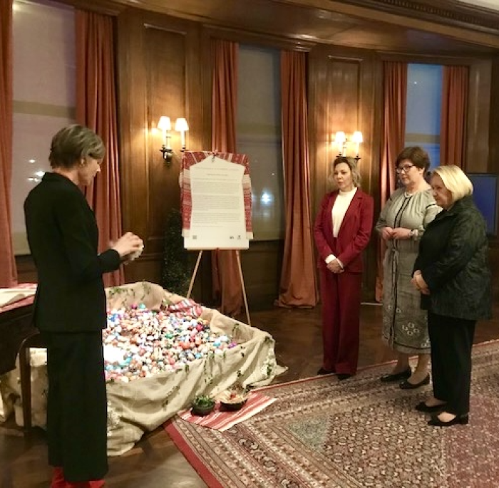Iryna Borovets, Deputy Minister, Ministry of Foreign Affairs of Ukraine, Kateryna Levchenko, Government of Ukraine Commissioner for Gender Equality Policy and Melanne Verveer, Executive Director of the Georgetown Institute for Women, Peace and Security and Former US Ambassador-at-Large for Global Women's Issues