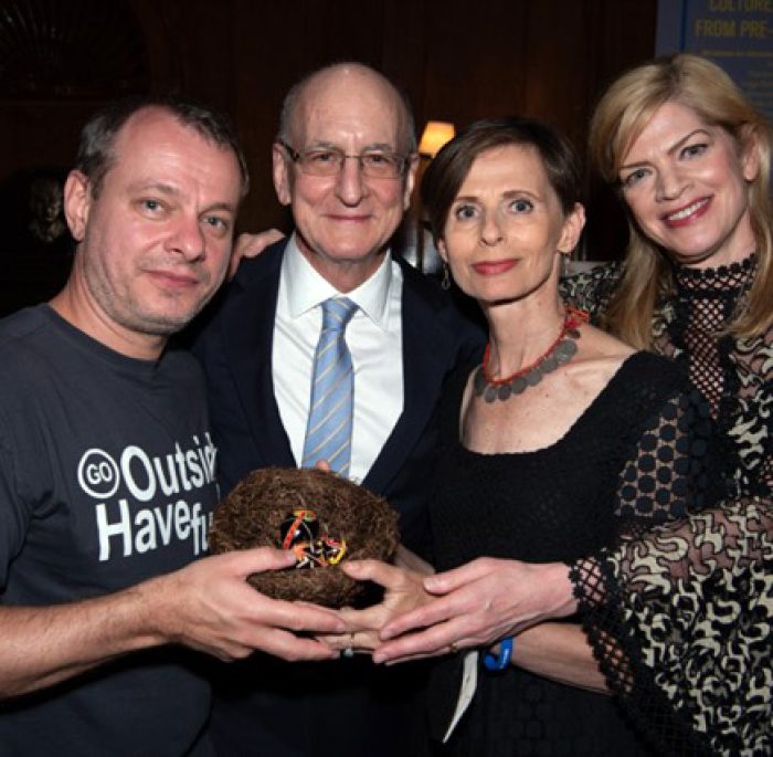 Marko Komonko- Concertmaster, Ukrainian Freedom Orchestra. Peter Gelb, General Manager, Metropolitan Opera House, Sofika Zielyk, Keri-Lynn Wilson, Conductor, Ukrainian Freedom Orchestra